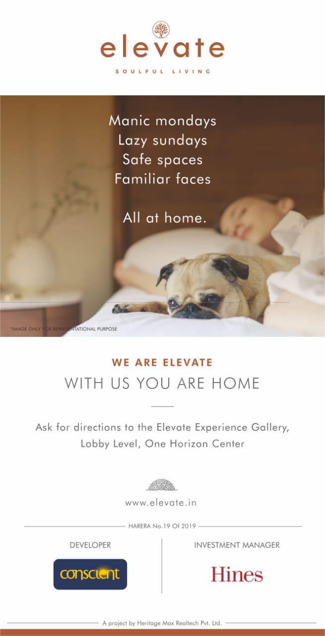 Conscient & Hines presents Premium Residential Project ELEVATE, Golf Course Road Ext, Gurgaon Update